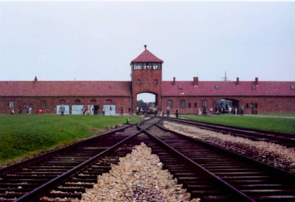 The famous Birkenau gate
