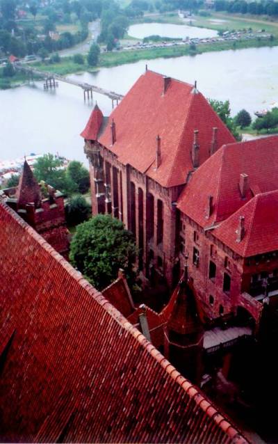 View from Malbork Castle